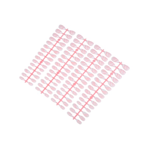 Unique Bargains 1 Pc French 405-C2-5 Fake Nails White