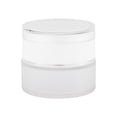 thumbnail image 1 of Unique Bargains 1 Pc Frosted Glass Dispensing Bottle for Bathroom 0.7oz White, 1 of 6