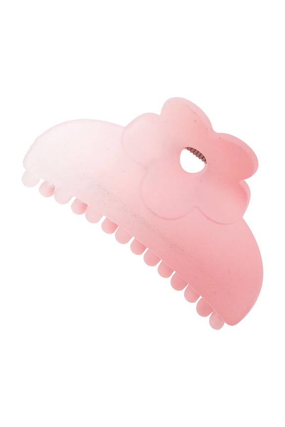 1 Pc Frosted Hair Clips Hairdo Clip for Home Gradient Pink