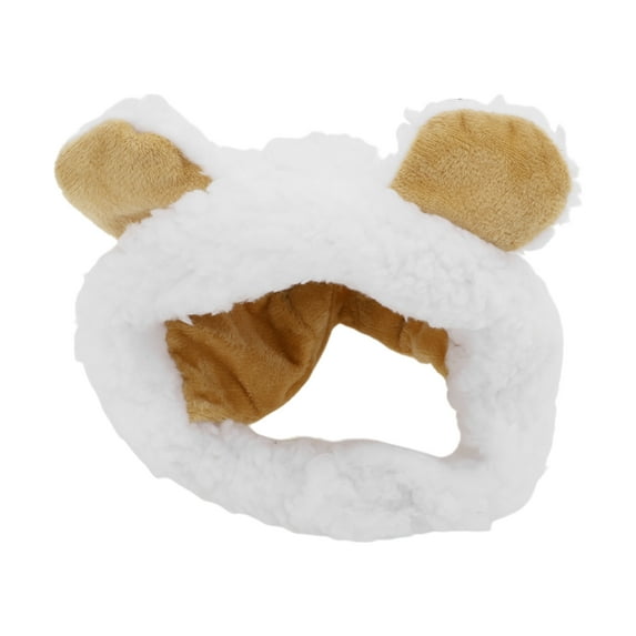 Unique Bargains 1 Pc Funny Eye-catching Pet Headwear for Halloween White