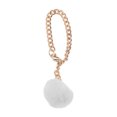 thumbnail image 1 of Unique Bargains 1 Pc Furry Ball Cup Chain Water Cup Pendant White Alloy Imitation Rabbit Fur, 1 of 5