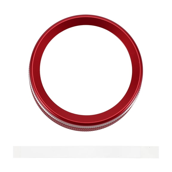 Unique Bargains 1 Pc Gear Shift Control Switch Knob Cover Ring for Ford Maverick 2022 Gear Shifter Head Button Decoration Trim Decoration Red