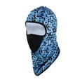 thumbnail image 1 of Unique Bargains 1 Pc Geometric Balaclava Face Mask Dark Blue, 1 of 5