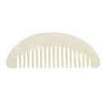 thumbnail image 1 of Unique Bargains 1 Pc Geometric Semicircle Wide Tooth Comb Colorful White Acetate Sheet, 1 of 5