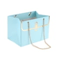 thumbnail image 1 of Unique Bargains 1 Pc Gift Bags Rectangular Gift Packaging Blue, 1 of 5
