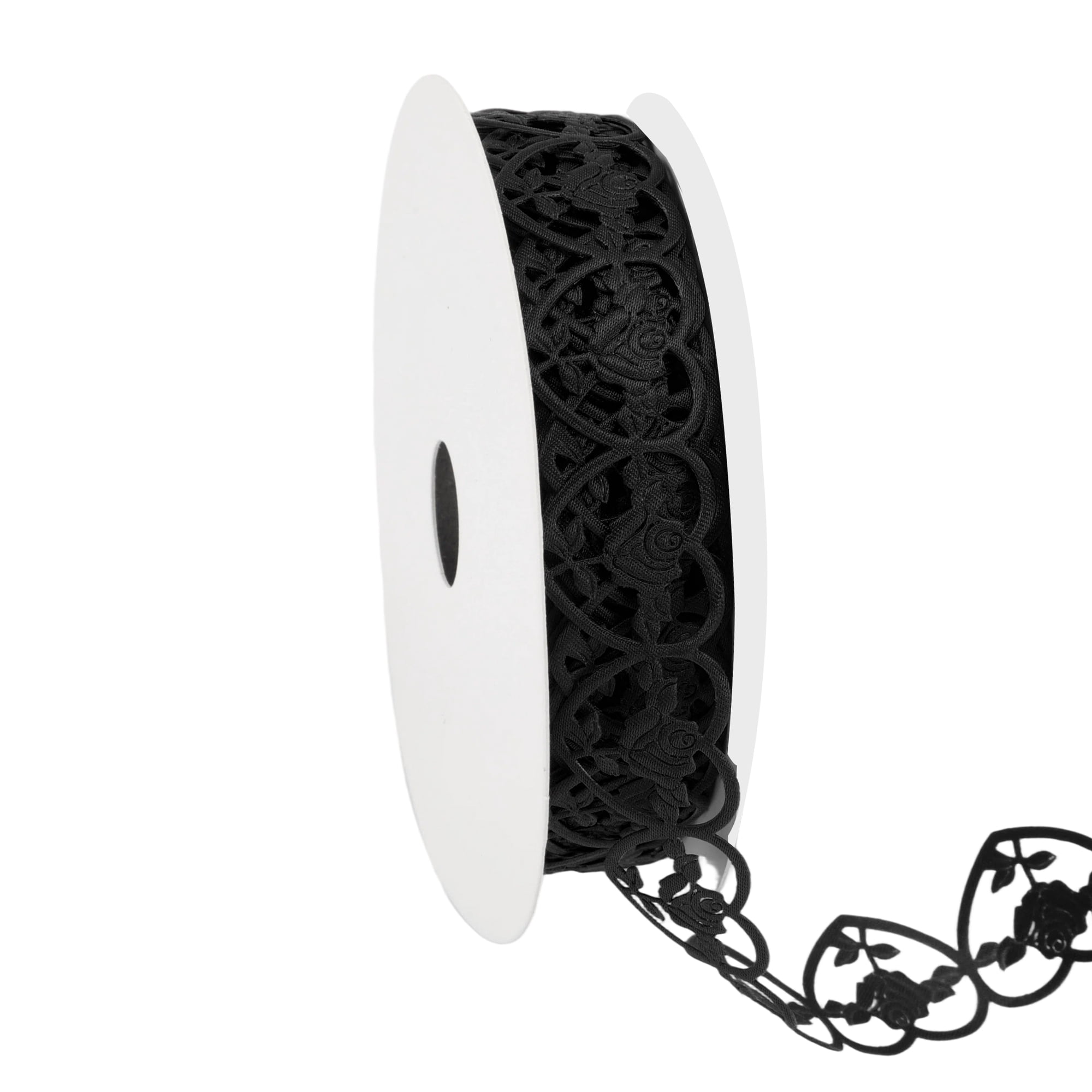 Unique Bargains 1 Pc Gift Ribbon Heart Rose Satin Ribbon Curl Ribbon ...