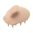 thumbnail image 1 of Unique Bargains 1 Pc Gourds Shape Hair Shampoo Brush for Head Massage 3.74"x3.15"x2.32" Skin Color, 1 of 6
