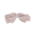 thumbnail image 1 of Unique Bargains 1 Pc Grace Bow Ribbon French Barrette Hair Clips for Home Pink, 1 of 5