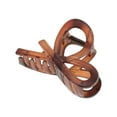thumbnail image 1 of Unique Bargains 1 Pc Grace Cross Hair Clips for Home Matte Amber, 1 of 5