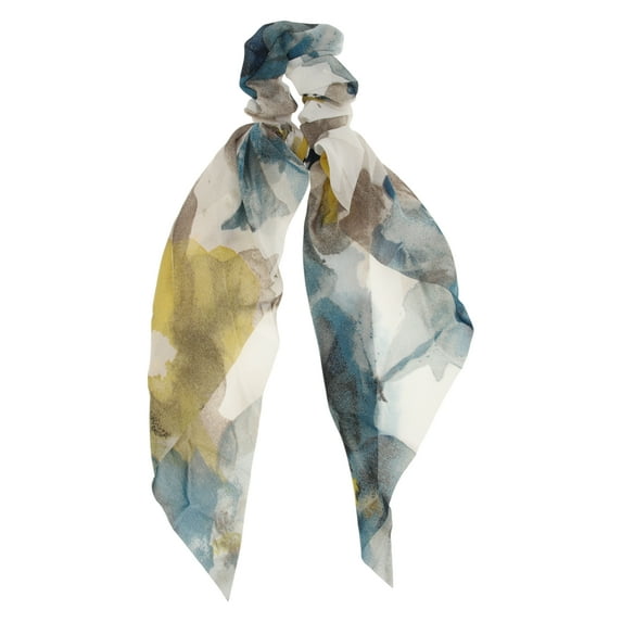 Unique Bargains 1 Pc Grace Pastoral Style Hair Ties Hair Bands Peacock Blue