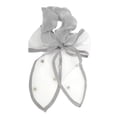 thumbnail image 1 of Unique Bargains 1 Pc Grace Rhinestones Bow Scrunchie Hair Elastic Band Gray, 1 of 5