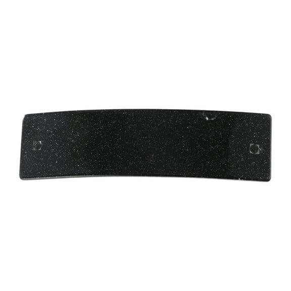 Unique Bargains 1 Pc Grace Square Hair Clips Hairdo Clip for Women 3.46"x0.94"x0.71" Bright Black