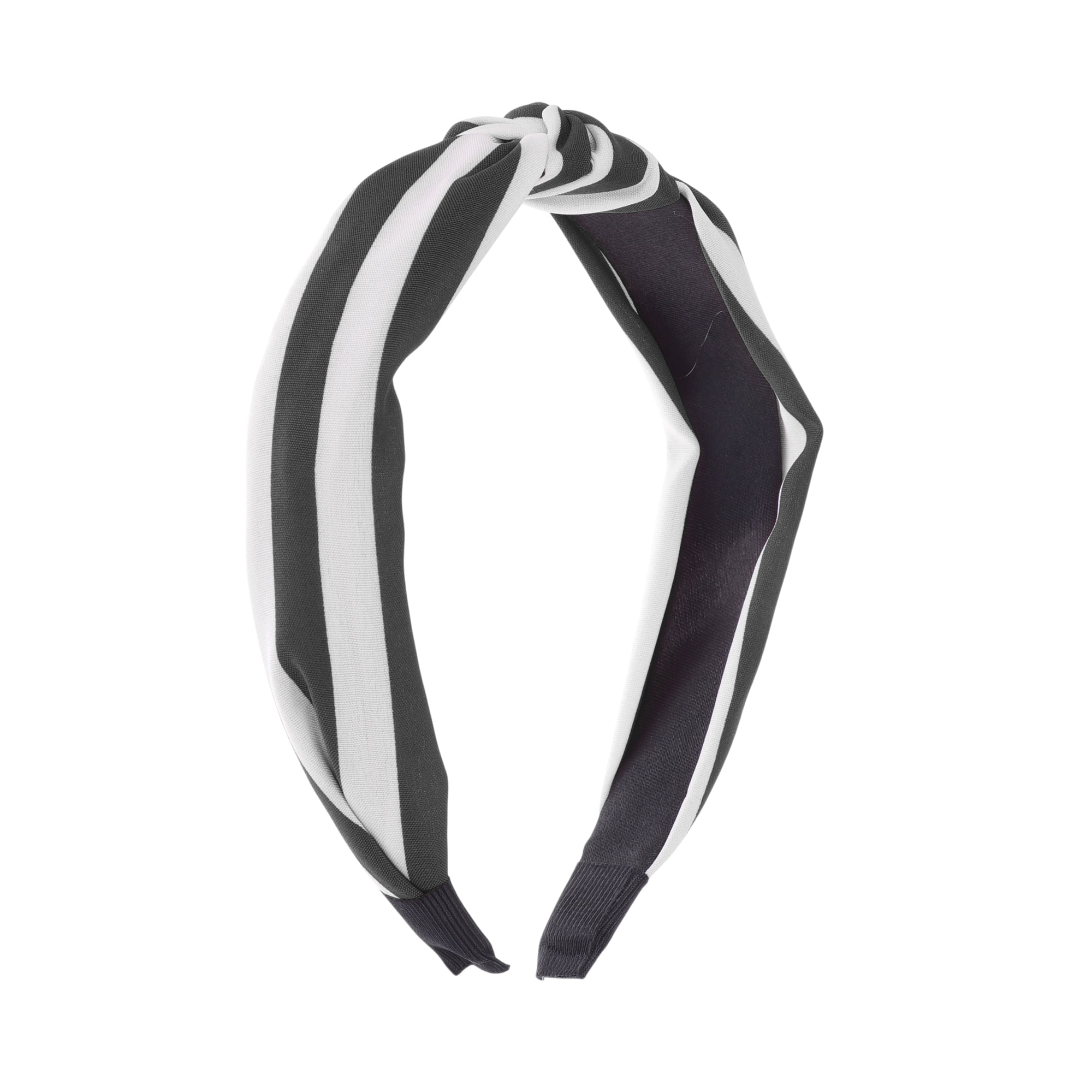 Unique Bargains 1 Pc Grace Stripe Pattern Wide Cross Knot 