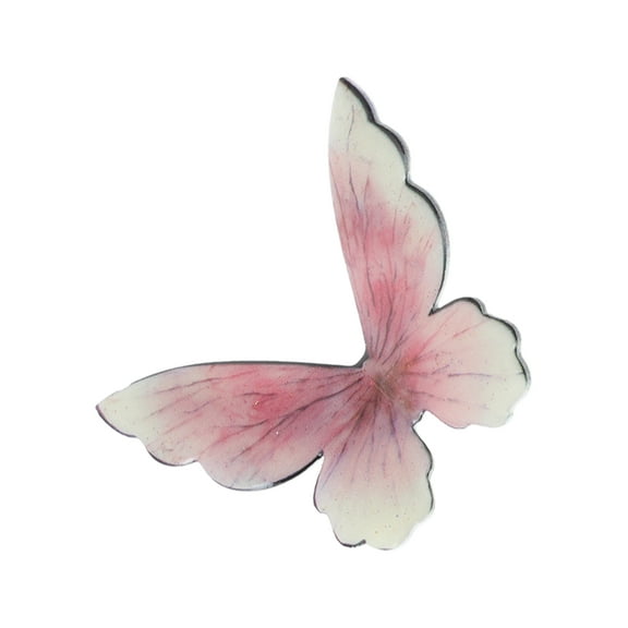 Unique Bargains 1 Pc Gradient Duckbill Butterfly Hair Clips Hairdo Clip for Home Pink