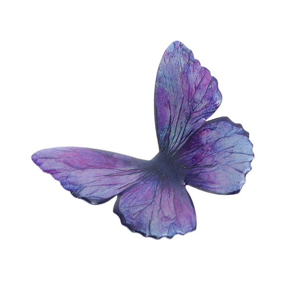 Unique Bargains 1 Pc Gradient Duckbill Butterfly Hair Clips Hairdo Clip for Home Purple