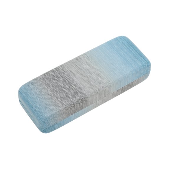 Unique Bargains 1 Pc Gradient EyeGlasses Case Durable Eyeglasses Storage Blue Gray