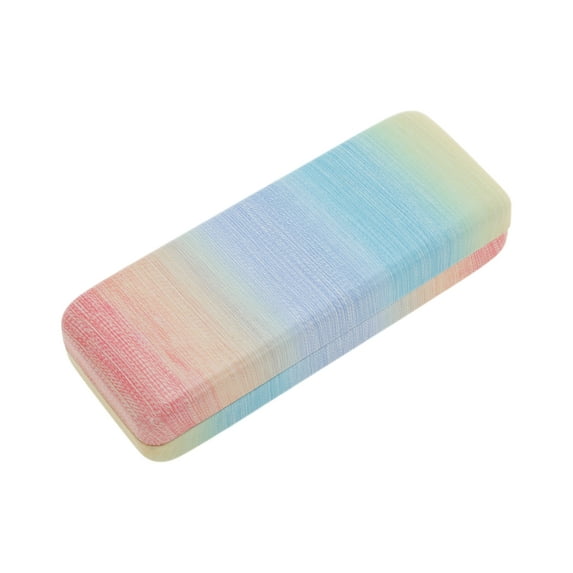 Unique Bargains 1 Pc Gradient EyeGlasses Case Durable Eyeglasses Storage Colorful