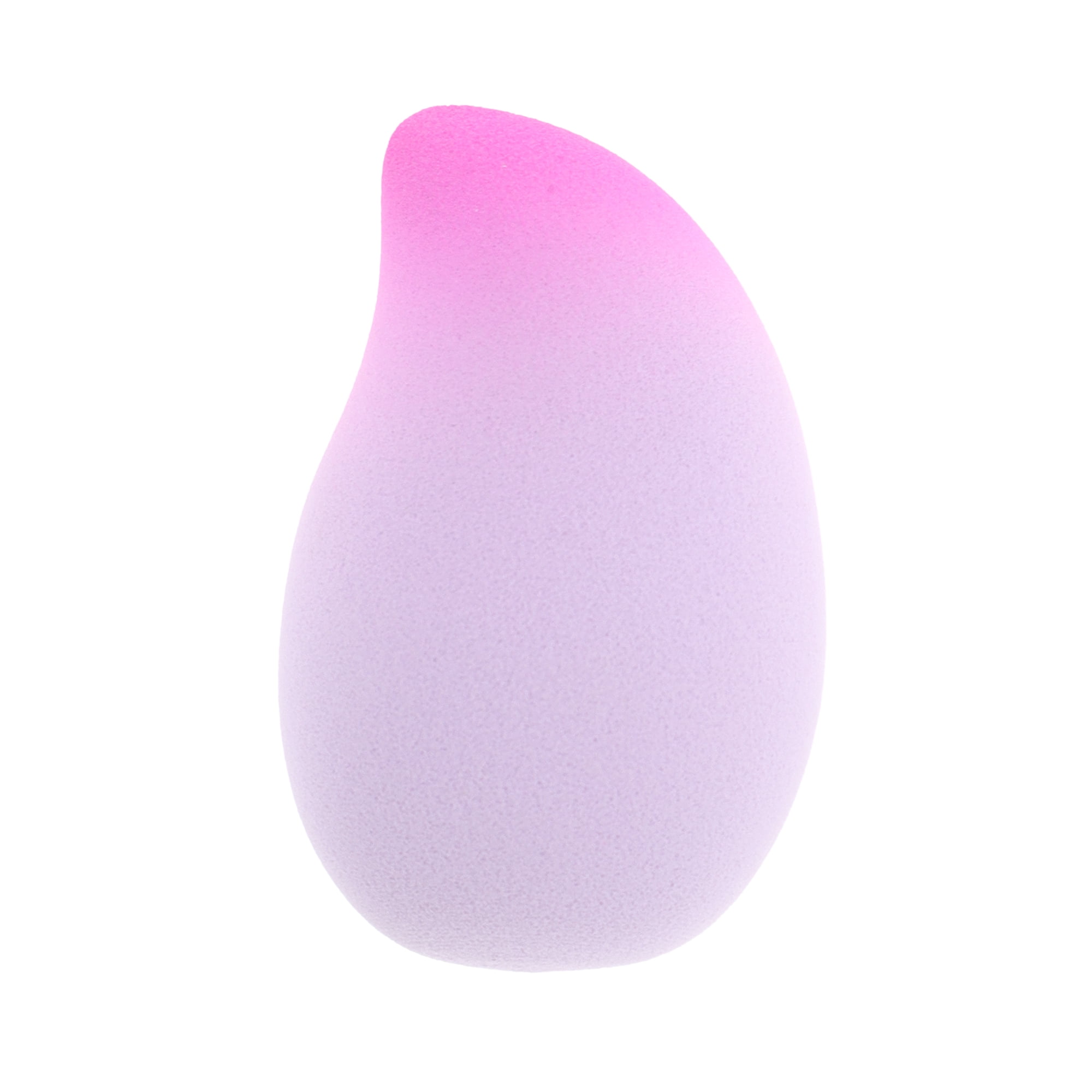 Unique Bargains 1 Pc Gradient Mango Face Makeup Sponge for Makeup Application Purplish Red