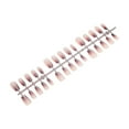 thumbnail image 1 of Unique Bargains 1 Pc Gradient Short Coffin Fake Nails Dark Red Pink, 1 of 6