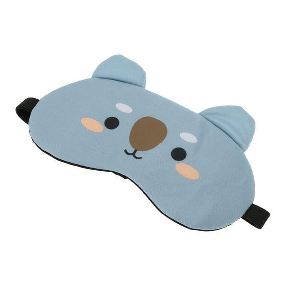 Unique Bargains 1 Pc Gray Koala Eyes Sleep Mask Soft Eye Shade Cover for Rest for Travel