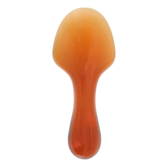 Unique Bargains 1 Pc Gua Sha Facial Massage Beauty Tool Spoon-shaped Skincare and Massaging Tool Coffee Color