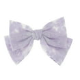 thumbnail image 1 of Unique Bargains 1 Pc Hair Barrettes Fashion Double Layer Bow Hair Clip Purple, 1 of 5