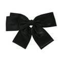 thumbnail image 1 of Unique Bargains 1 Pc Hair Barrettes Fashion Oversized Bow Hair Clip Black, 1 of 5