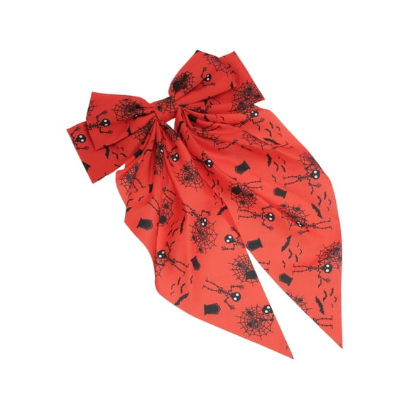 Unique Bargains 1 Pc Hair Barrettes Halloween Funny Hair Clip for Women Black Red
