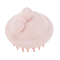 Unique Bargains 1 Pc Hair Brush Hat-shaped Scalp Scrubber Pink