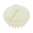 thumbnail image 1 of Unique Bargains 1 Pc Hair Brush Hat-shaped Scalp Scrubber Yellow, 1 of 6