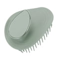 thumbnail image 1 of Unique Bargains 1 Pc Hair Brush Leaf Shape Scalp Scrubber Green, 1 of 6