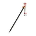 thumbnail image 1 of Unique Bargains 1 Pc Hair Chopstick Classic Flower Tassel Hair Hairpin Black Red White, 1 of 5