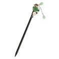 thumbnail image 1 of Unique Bargains 1 Pc Hair Chopstick Classic Flowers Hair Hairpin Black Green, 1 of 5
