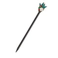 thumbnail image 1 of Unique Bargains 1 Pc Hair Chopstick Classic Leaves Gardenia Hair Hairpin Black Pink Green, 1 of 5