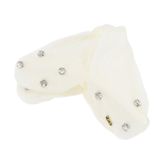 Unique Bargains 1 Pc Hair Clip Butterfly Diamond Pattern Claw Clip 5.12"x1.57"x3.54" Beige