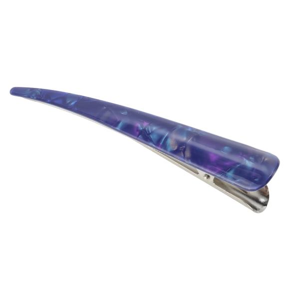 Unique Bargains 1 Pc Hair Clip Colorful Pattern Hair Clips Dark Blue