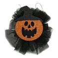 thumbnail image 1 of Unique Bargains 1 Pc Hair Clip Fashion Halloween Duckbill Clip Lace Pumpkin Hair Barrettes Black Orange, 1 of 5