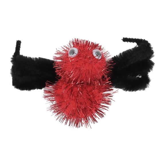 Unique Bargains 1 Pc Hair Clip Fashion Halloween Duckbill Clip Spiders Hair Barrettes Black Red