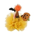thumbnail image 1 of Unique Bargains 1 Pc Hair Clip Fashion Halloween Hat Duckbill Clip 2 Hair Barrettes Orange Black Yellow, 1 of 5