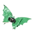 thumbnail image 1 of Unique Bargains 1 Pc Hair Clip Halloween Bat Wing Hair Clips for Women Green, 1 of 5
