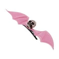 thumbnail image 1 of Unique Bargains 1 Pc Hair Clip Halloween Bat Wing Skull Hair Clips for Women Pink, 1 of 5