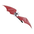 thumbnail image 1 of Unique Bargains 1 Pc Hair Clip Halloween Funny Bat Wing Skull Hair Clips for Women Red, 1 of 5