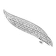thumbnail image 1 of Unique Bargains 1 Pc Hair Clips Exquisite Rhinestone Leaf Hair Clip Hairdo Clip Silver Tone Transparent, 1 of 5