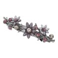 thumbnail image 1 of Unique Bargains 1 Pc Hair Clips Grace Flower Spring Clip Hairdo Clip Purple Pink, 1 of 5