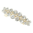 thumbnail image 1 of Unique Bargains 1 Pc Hair Clips Grace Rhinestone Side Princess Spring Clip Hairdo Clip Gold Tone Silver Tone, 1 of 5