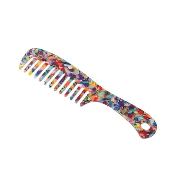 1 Pcs Hair Comb Wide Tooth, Anti-Static for Thick Curly Hair Hair Comb Detangling Comb Multicolor