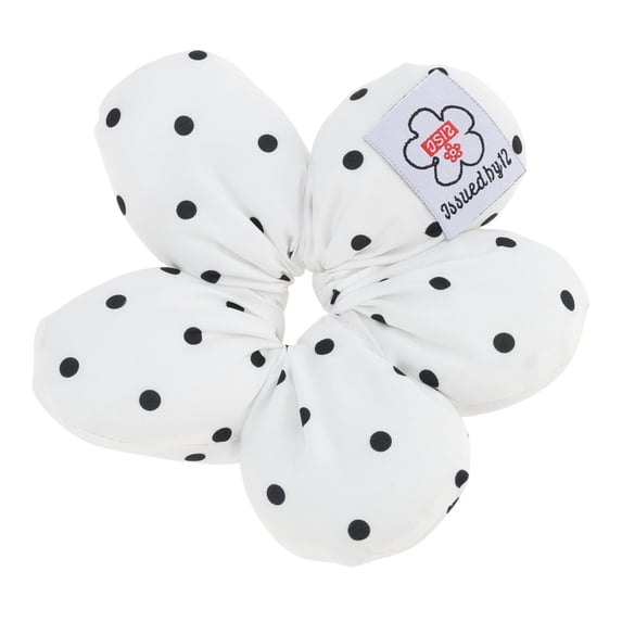 Unique Bargains 1 Pc Hair Elastics 3D Flower Hair Ties White