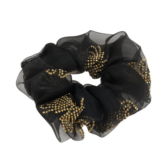 Unique Bargains 1 Pc Hair Elastics Butterflies Hair Ties Black