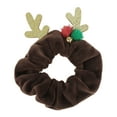 thumbnail image 1 of Unique Bargains 1 Pc Hair Elastics Fashion Christmas Antlers Bell Hair Ties Brown, 1 of 5