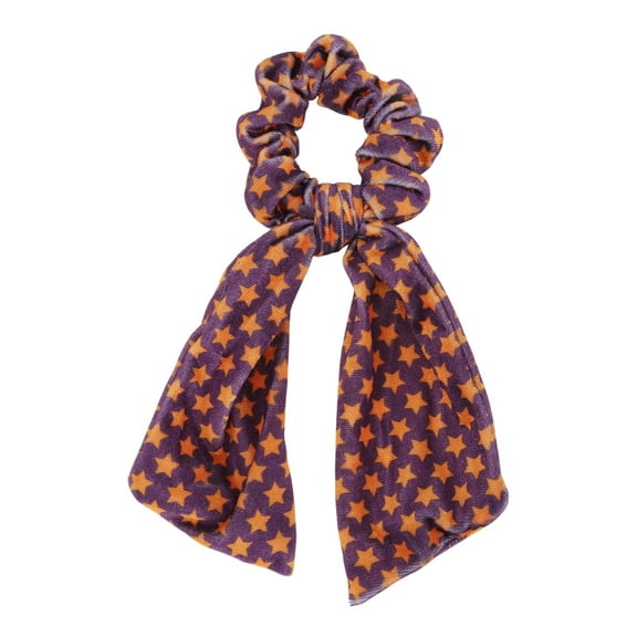 Unique Bargains 1 Pc Hair Elastics Fashion Star Ribbon Hair Ties Purple Orange